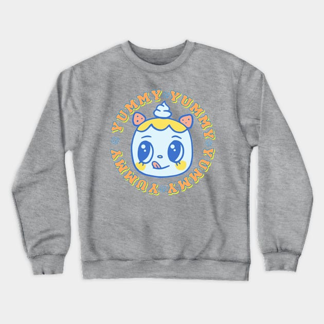 Yummy Cafe Crewneck Sweatshirt by VultureVomitInc